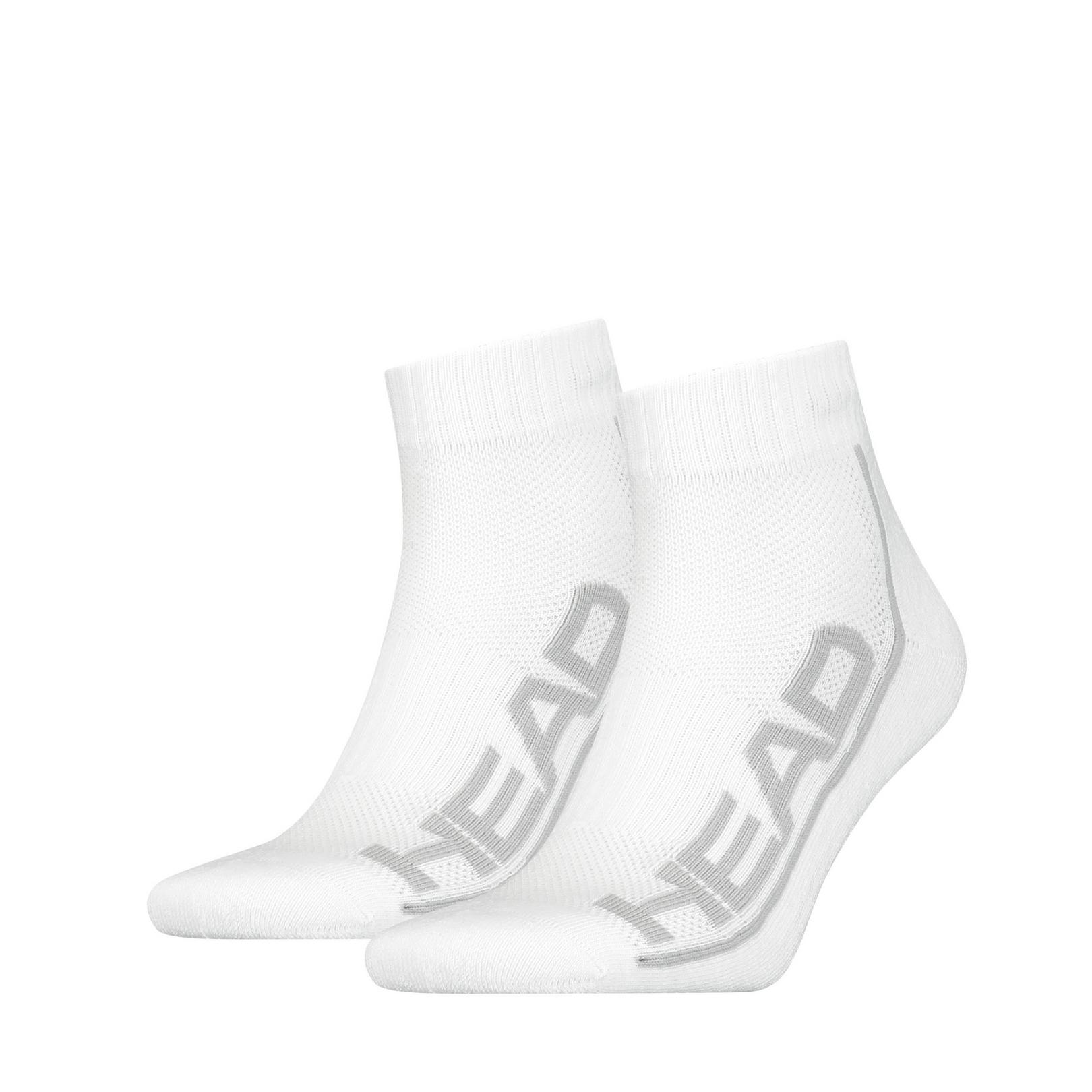 Head Socks Tennis Stripe Quarter White